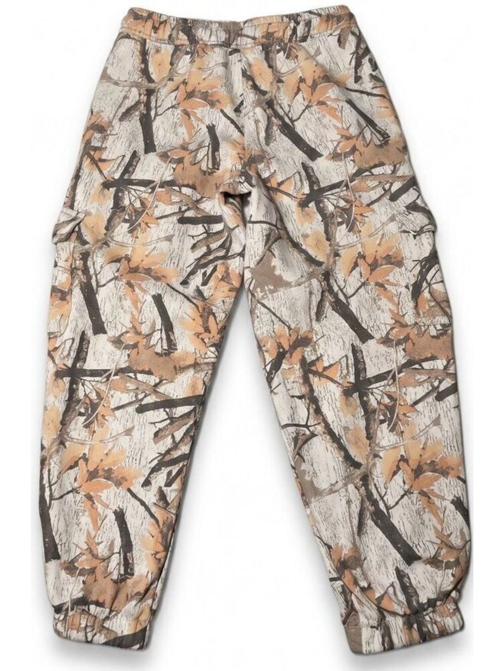 Boys Art Class Camo Cargo Jogger Pants with Elastic Waist and Cuffs, Size S